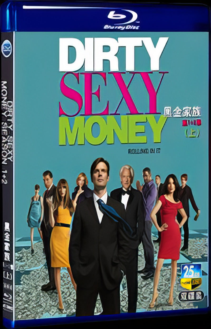 2007 Dirty Sexy Money Season 1+2 Movie 4-Disc Box Set for Gift Collection Blu-ray