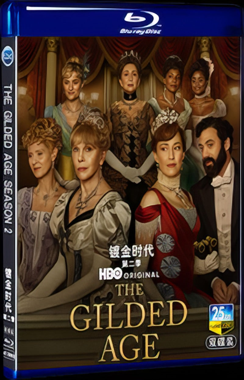 2023 The Gilded Age Season 2 Movie 2-Disc Box Set for Gift Collection Blu-ray