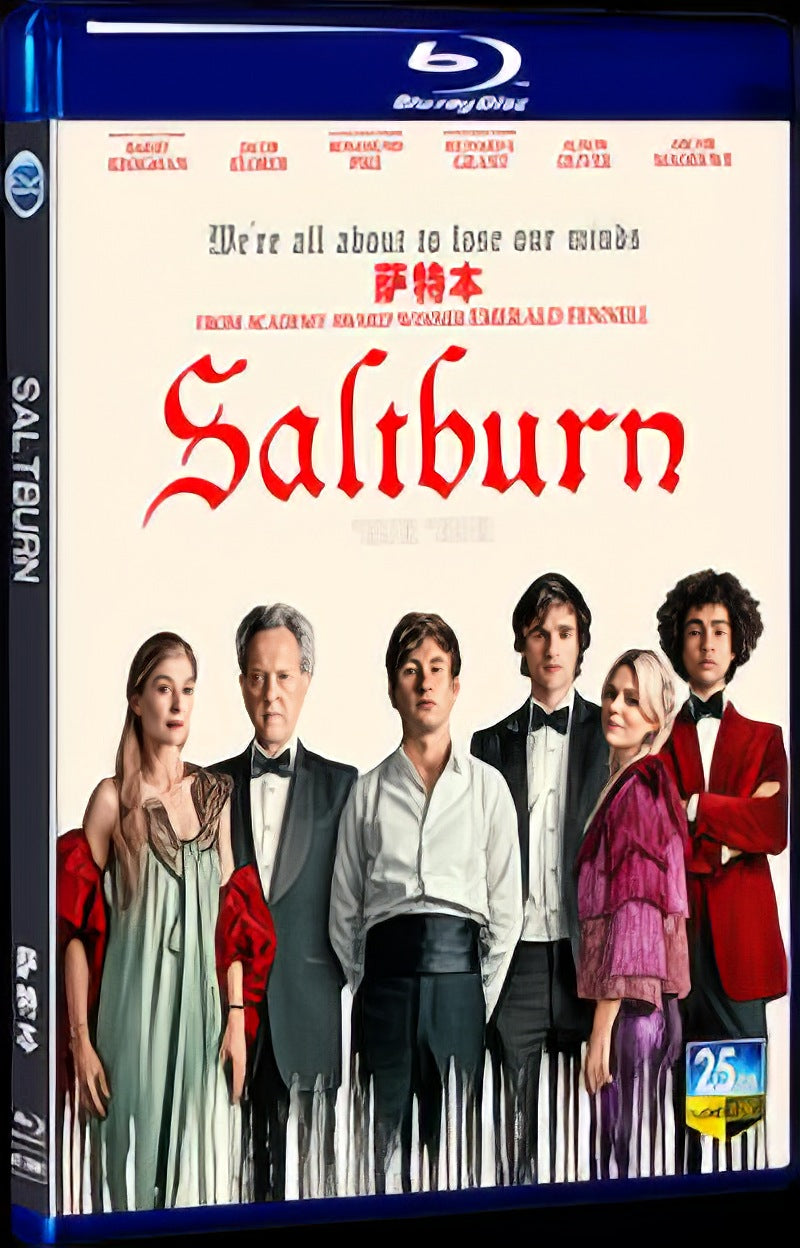 2023 Saltburn Movie 1-Disc Box Set for Gift Collection Blu-ray
