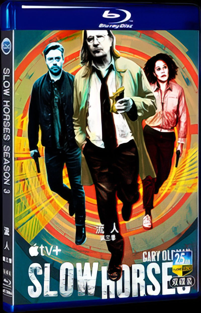 2023 Slow Horses Season 3 Movie 2-Disc Box Set for Gift Collection Blu-ray
