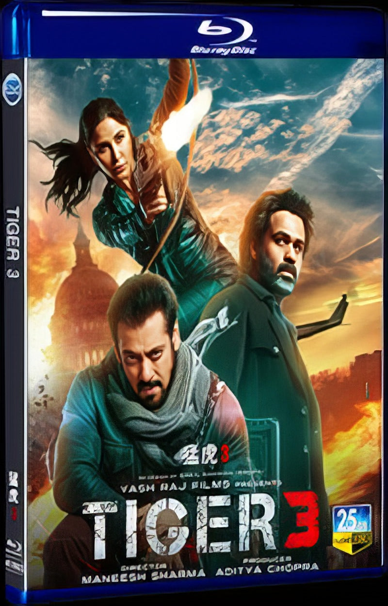 2023 Tiger 3 Movie 1-Disc Box Set for Gift Collection Blu-ray