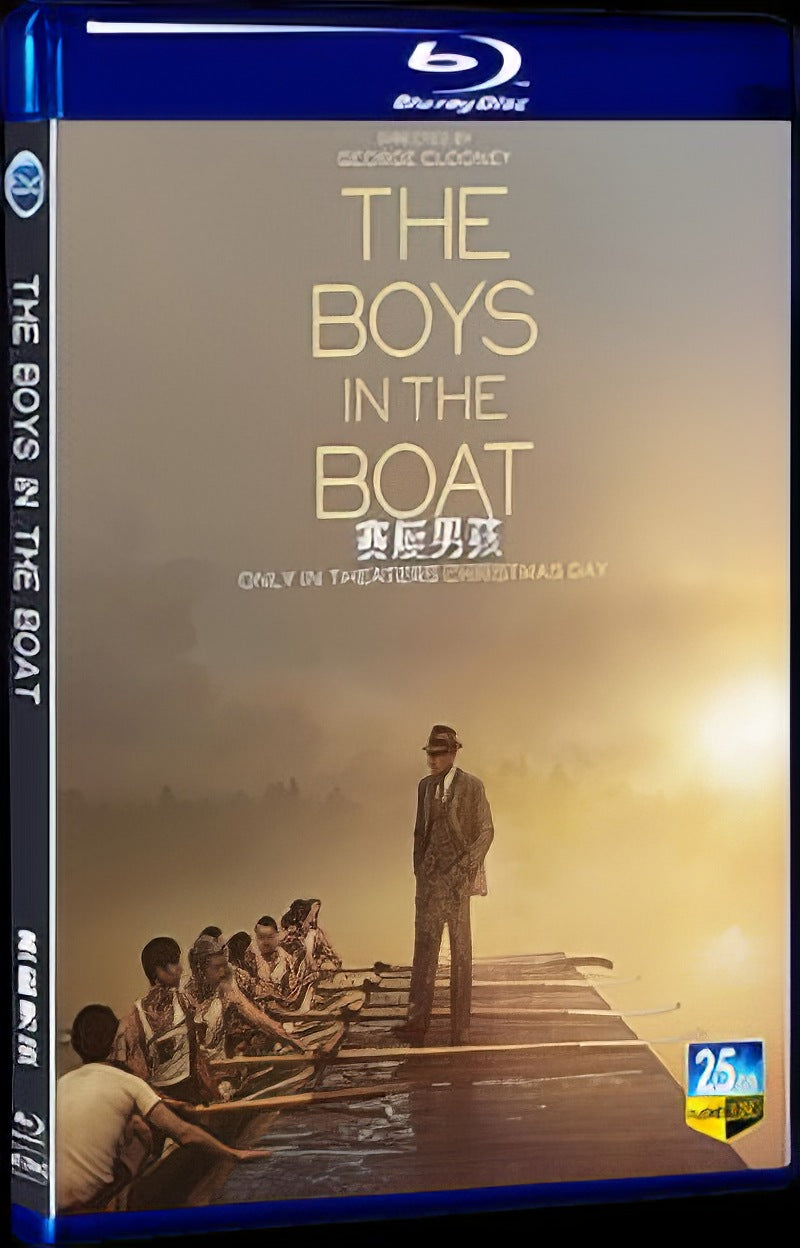 2023 The Boys in the Boat Movie 1-Disc Box Set for Gift Collection Blu-ray