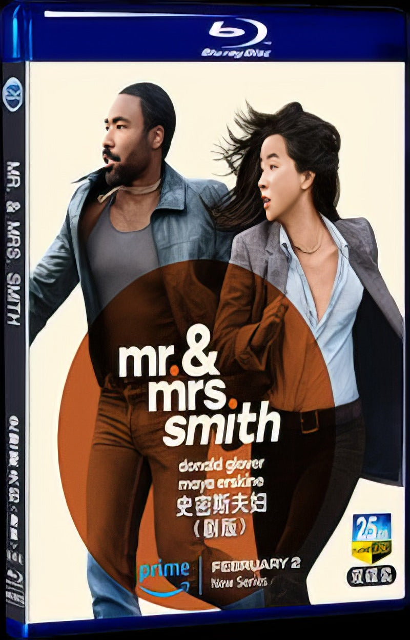 2024 Mr. & Mrs. Smith Movie 2-Disc Box Set for Gift Collection Blu-ray