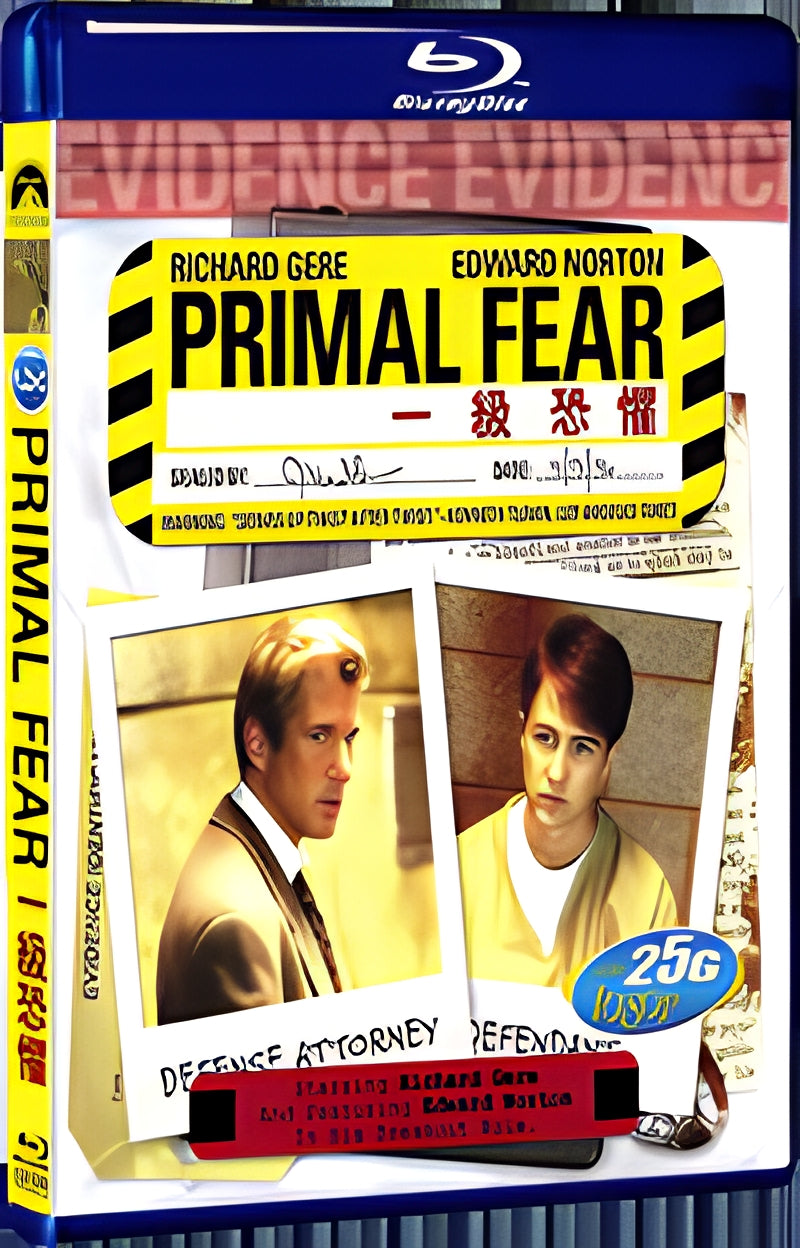 1996 Primal Fear 1080P for Gift 1-Disc All RegionPlay Seal Box Blu-ray