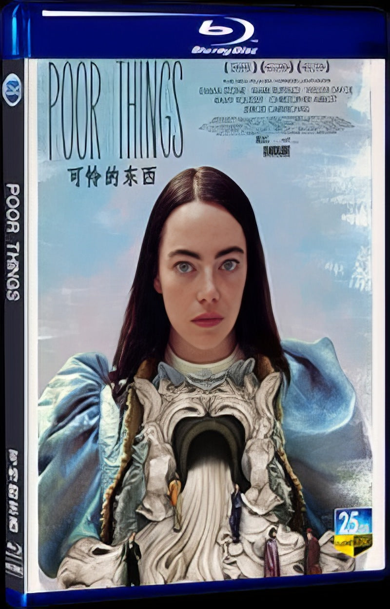 2023 Poor Things Movie 1-Disc Box Set for Gift Collection Blu-ray