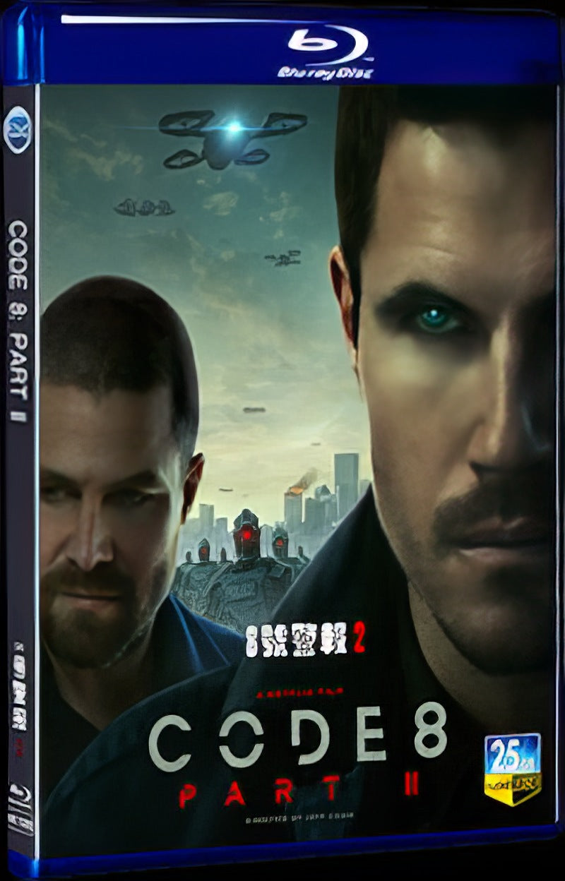2024 Code 8: Part II Movie 1-Disc Box Set for Gift Collection Blu-ray