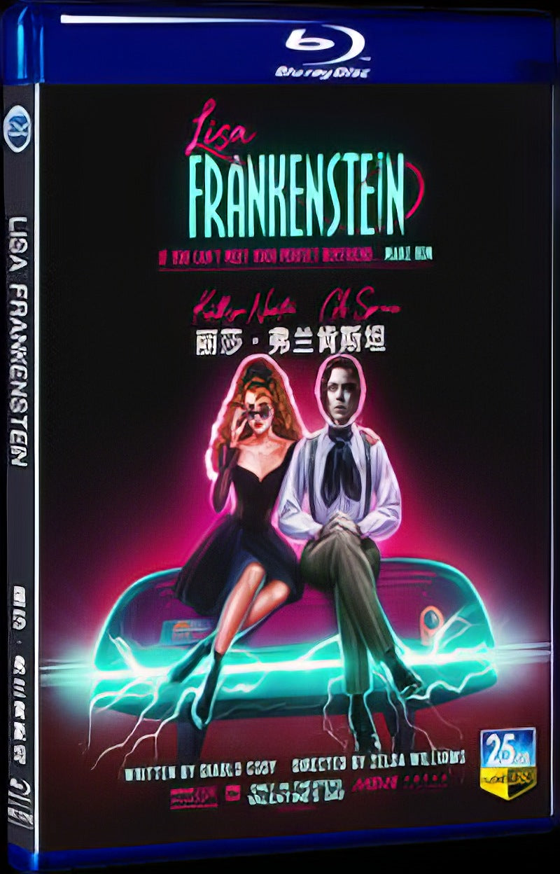 2024 Lisa Frankenstein Movie 1-Disc Box Set for Gift Collection Blu-ray