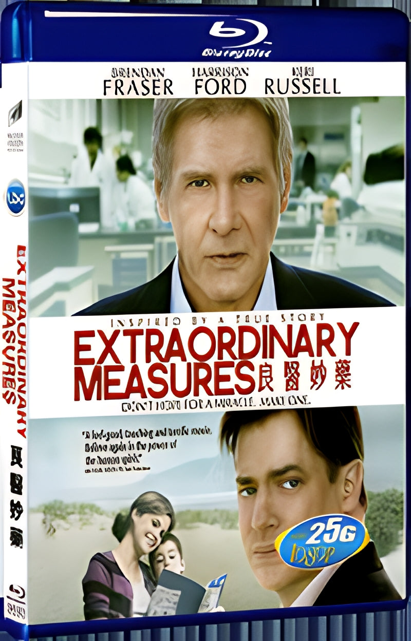 2010 Extraordinary Measures 1080P for Gift 1-Disc All RegionPlay Seal Box Blu-ray