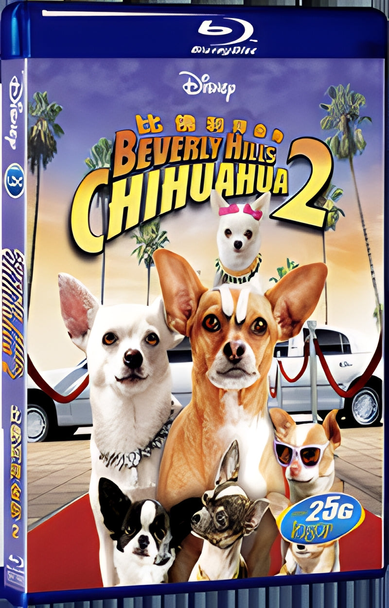 2011 Beverly Hills Chihuahua 2 1080P for Gift 1-Disc All RegionPlay Seal Box Blu-ray