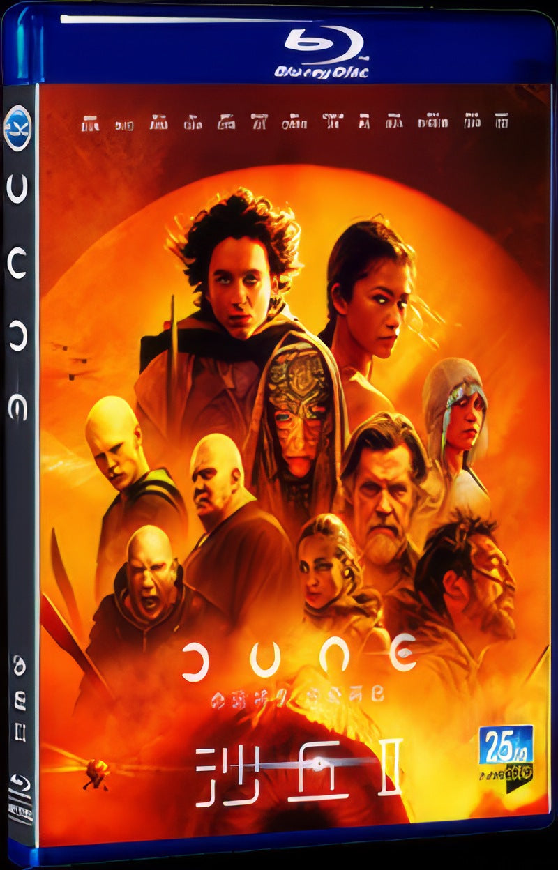 2024 Dune: Part Two Movie 1-Disc Box Set for Gift Collection Blu-ray