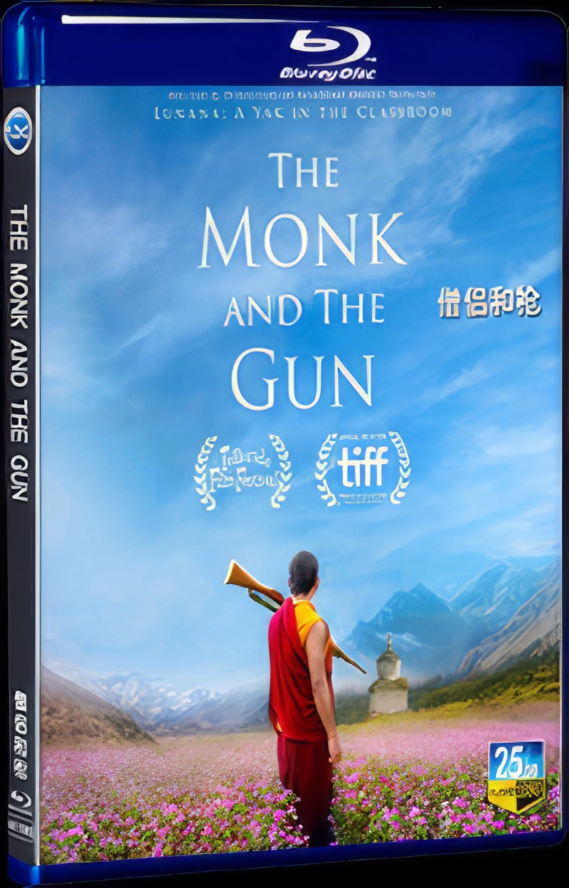 2023 The Monk and the Gun Movie 1-Disc Box Set for Gift Collection Blu-ray