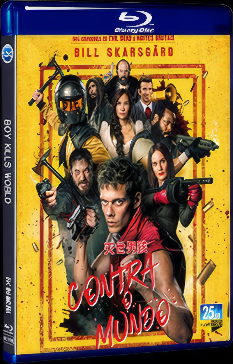 2023 Boy Kills World Movie 1-Disc Box Set for Gift Collection Blu-ray