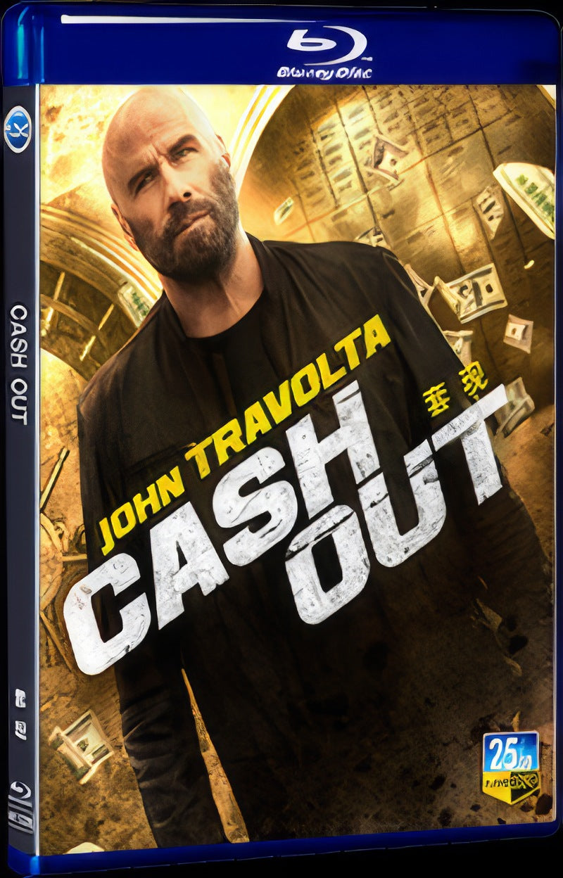 2024 Cash Out Movie 1-Disc Box Set for Gift Collection Blu-ray
