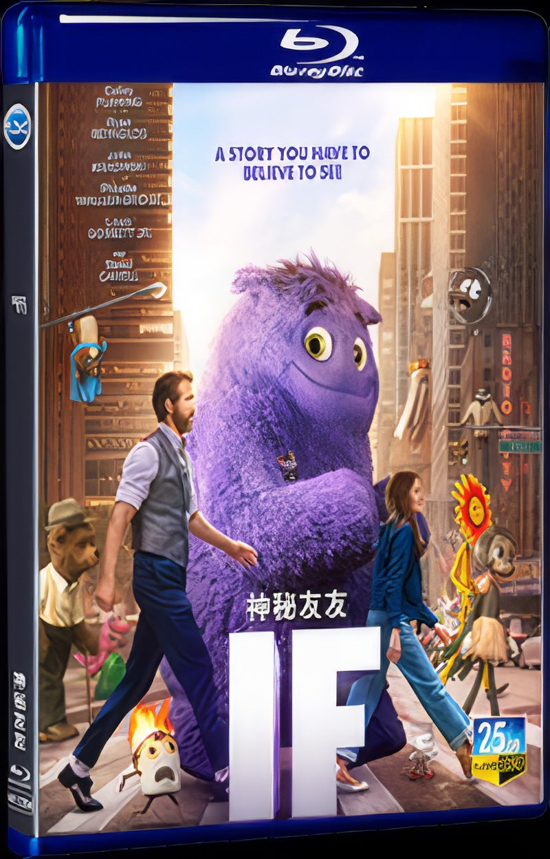 2024 IF Movie 1-Disc Box Set for Gift Collection Blu-ray