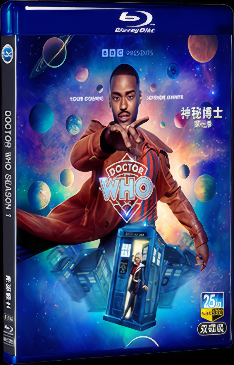 2024 Doctor Who Season 1 Movie 2-Disc Box Set for Gift Collection Blu-ray