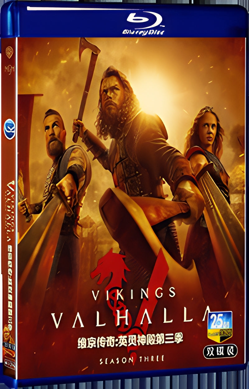 2024 Vikings: Valhalla Season 3 1080P for Gift 2-Disc All RegionPlay Seal Box Blu-ray