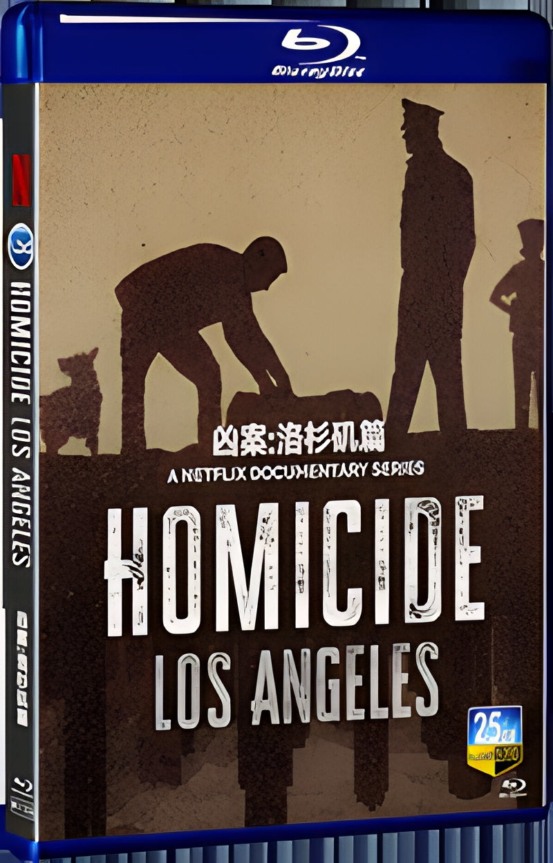 2024 Homicide: Los Angeles 1080P for Gift 1-Disc All RegionPlay Seal Box Blu-ray