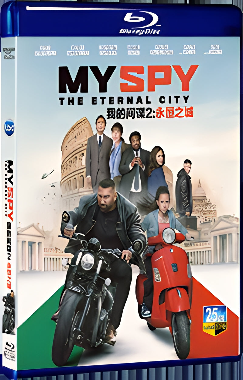 2024 My Spy: The Eternal City 1080P for Gift 1-Disc All RegionPlay Seal Box Blu-ray
