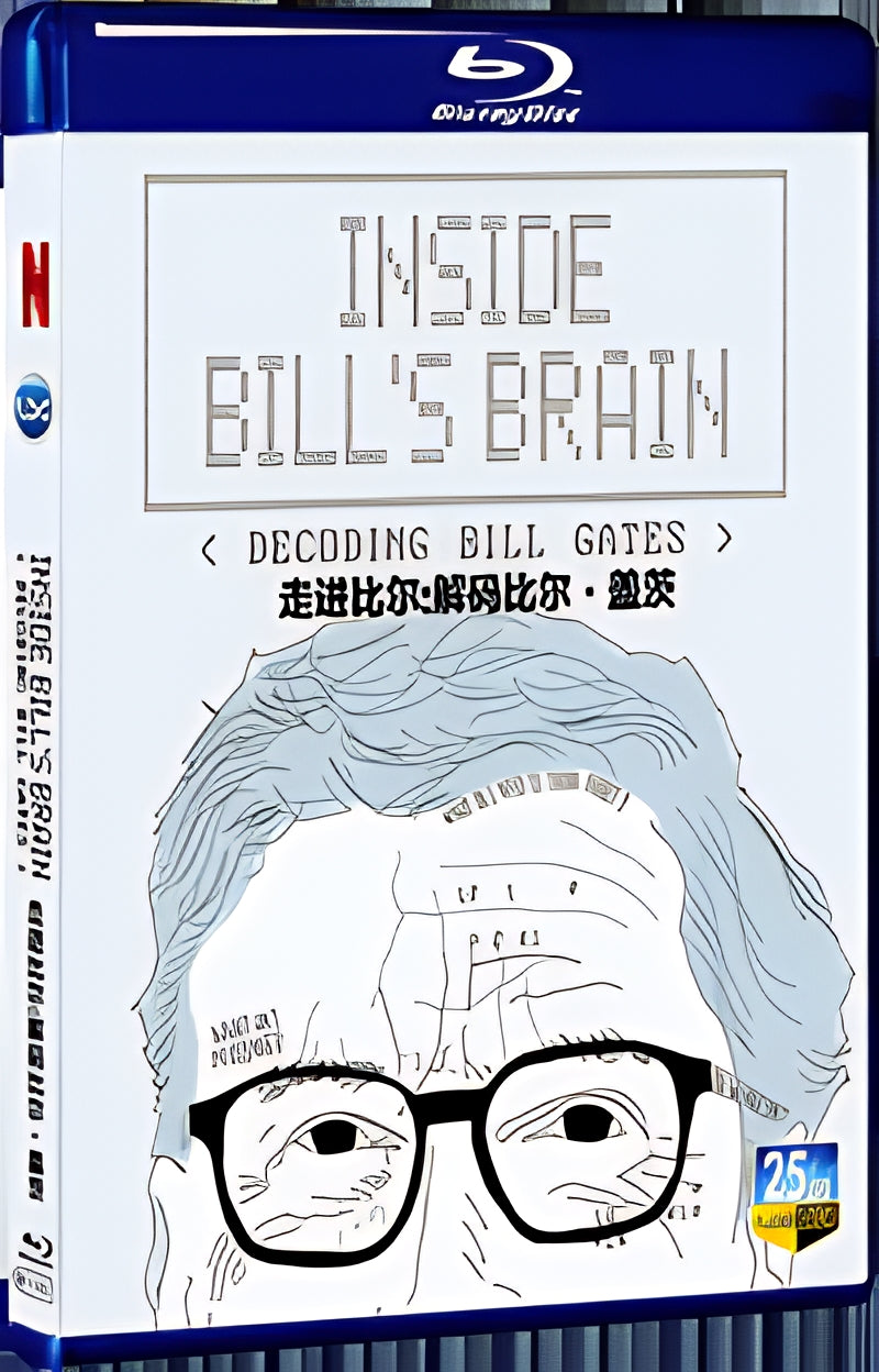 2019 Inside Bill's Brain: Decoding Bill Gates (2019) 1080P for Gift 1-Disc All RegionPlay Seal Box Blu-ray