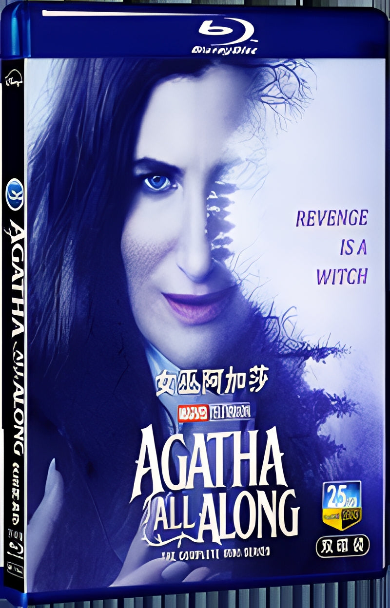 2024 Agatha All Along (2024) 1080P for Gift 2-Disc All RegionPlay Seal Box Blu-ray