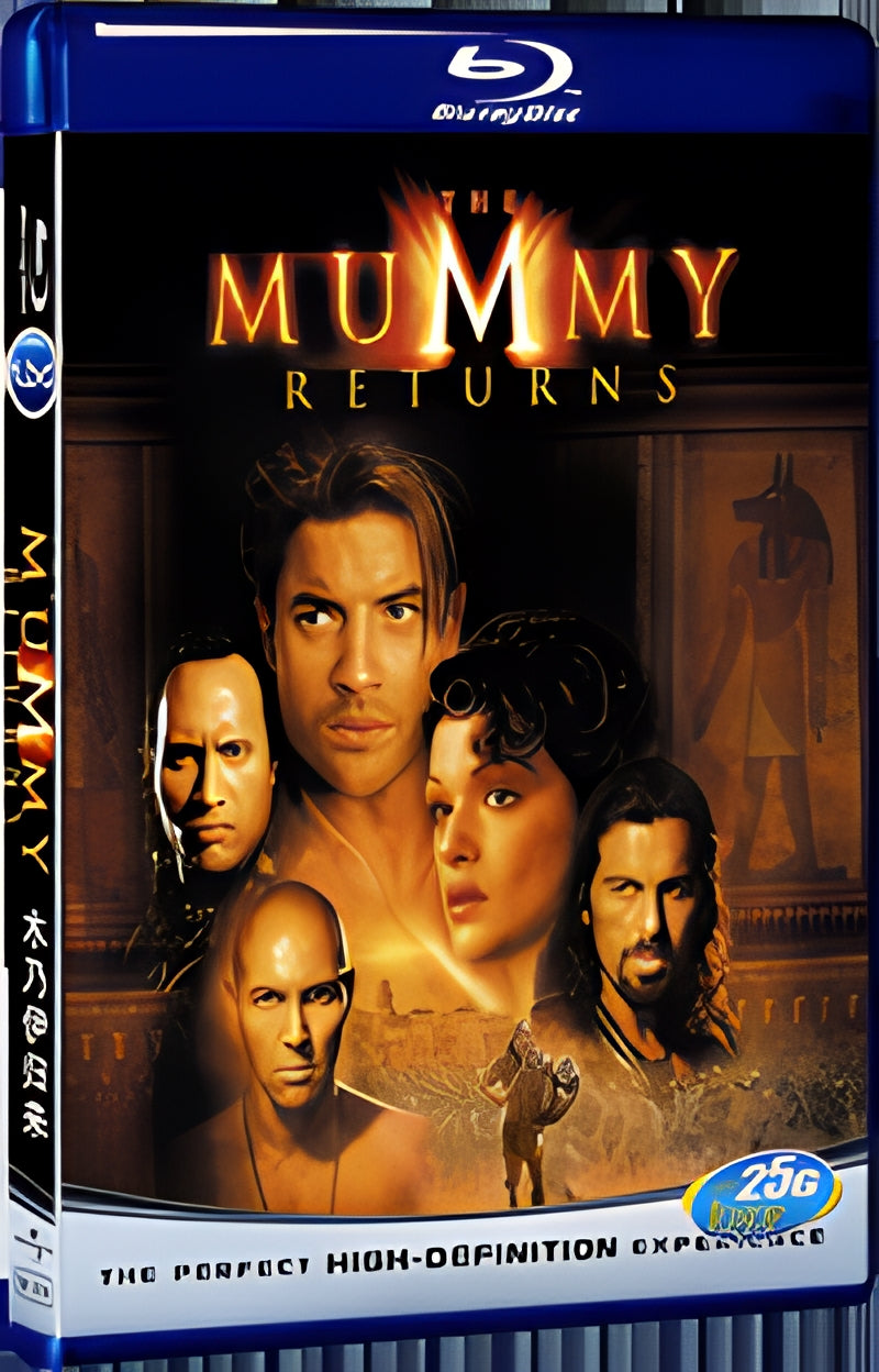 2001 Mummy Return 1080P for Gift 1-Disc All RegionPlay Seal Box Blu-ray