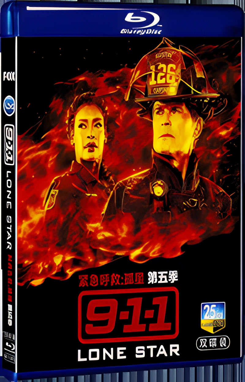 2024 9-1-1: Lone Star Season 5 (2024) 1080P for Gift 2-Disc All RegionPlay Seal Box Blu-ray