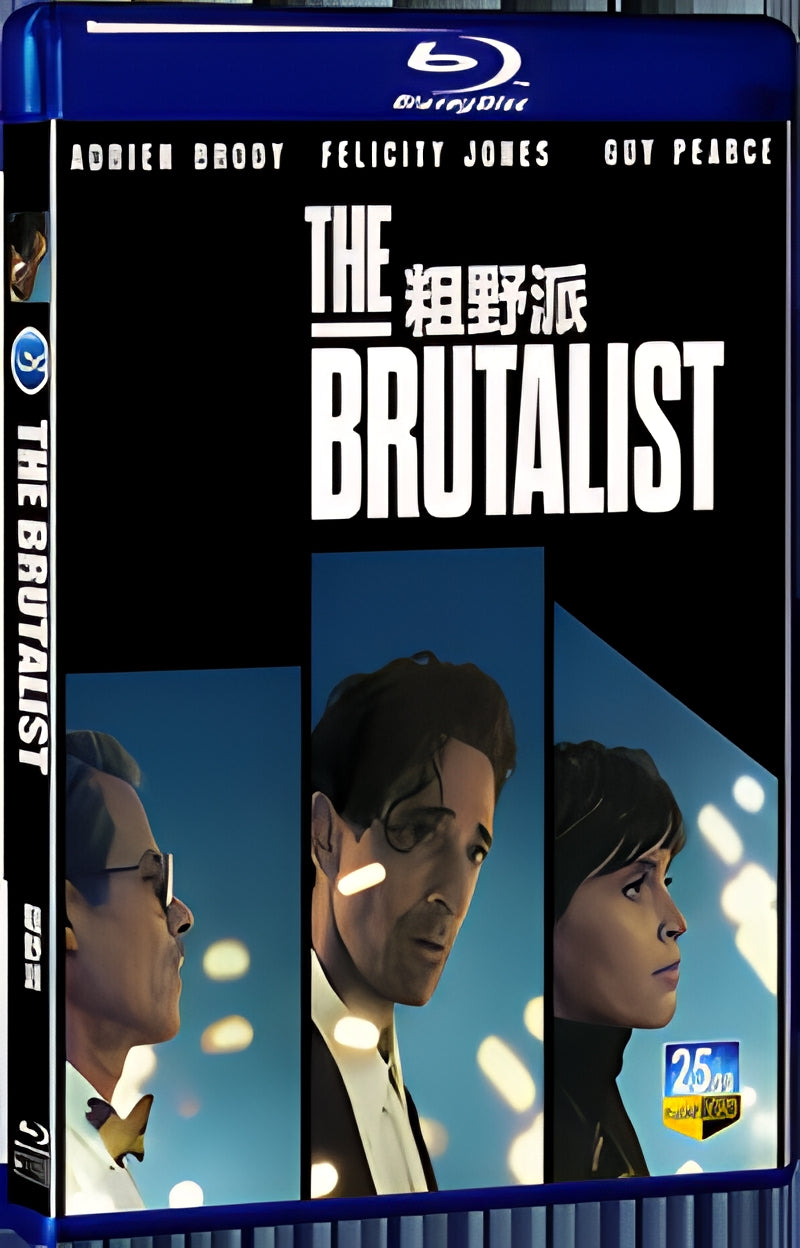 2024 The Brutalist (2024) 1080P for Gift 1-Disc All RegionPlay Seal Box Blu-ray