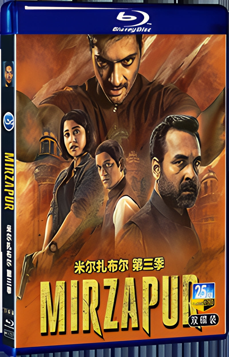 2024 Mirzapur Season 3 (2024) 1080P for Gift 2-Disc All RegionPlay Seal Box Blu-ray