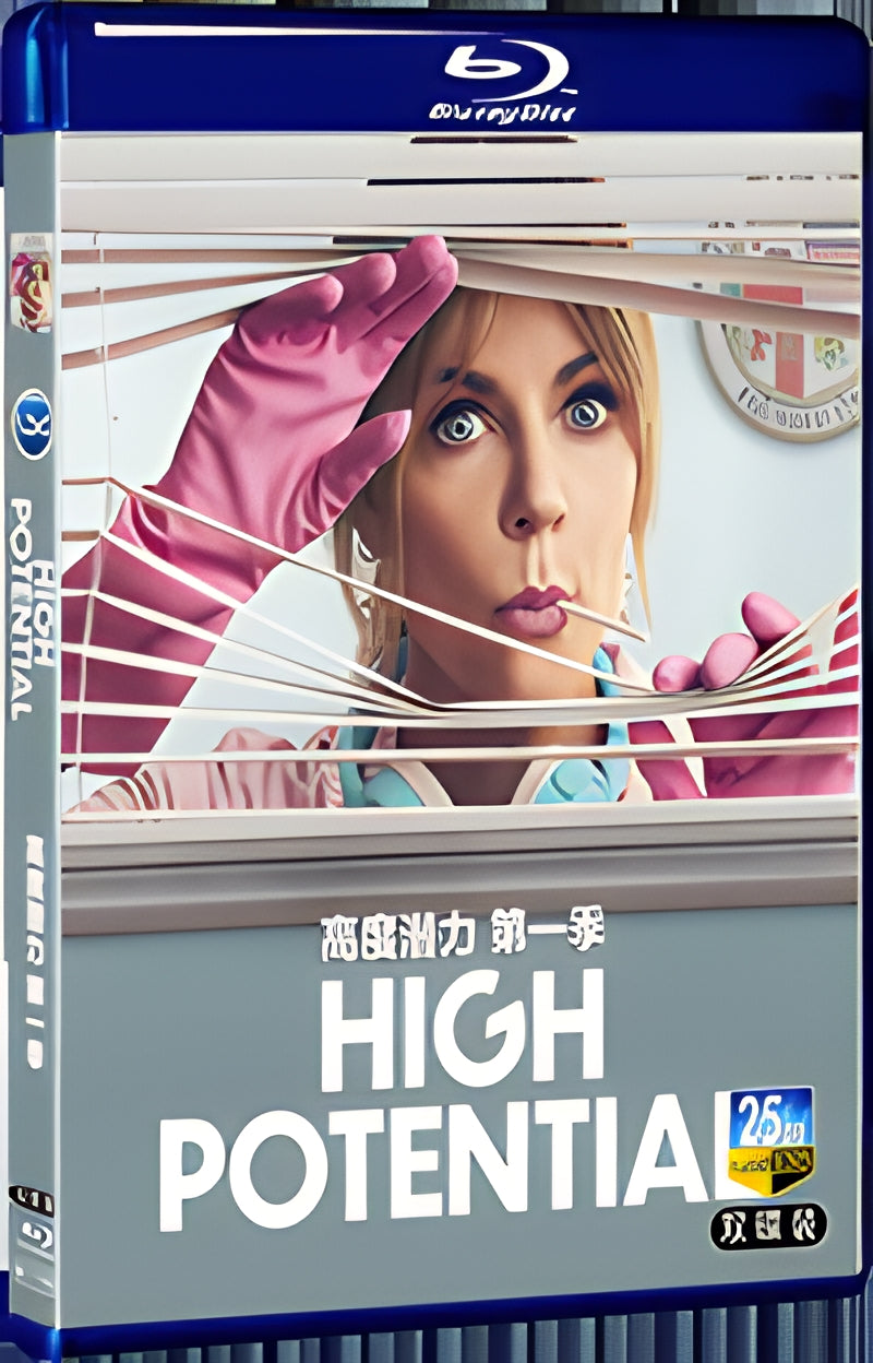 2024 High Potential Season 1 (2024) 1080P for Gift 2-Disc All RegionPlay Seal Box Blu-ray