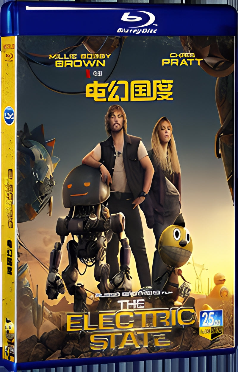 2025 The Electric State (2025) 1080P for Gift 1-Disc All RegionPlay Seal Box Blu-ray