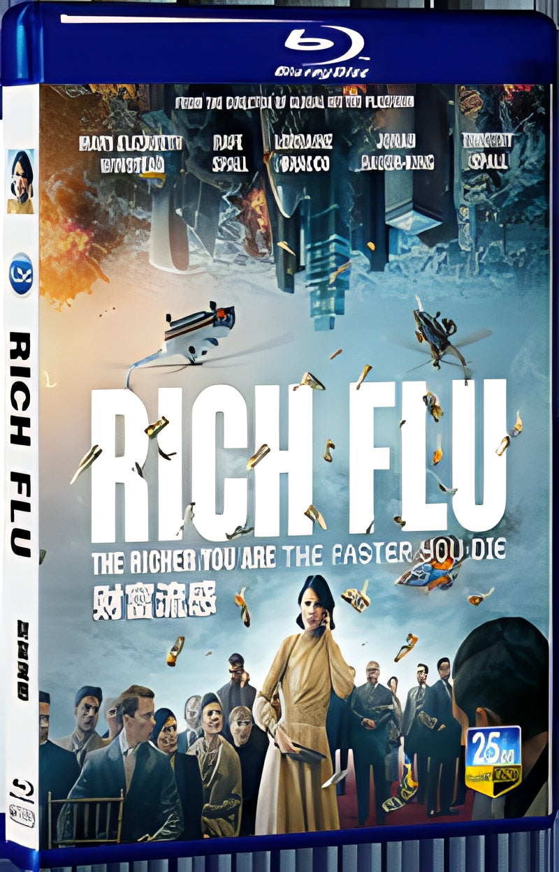 2024 Rich Flu (2024) 1080P for Gift 1-Disc All RegionPlay Seal Box Blu-ray