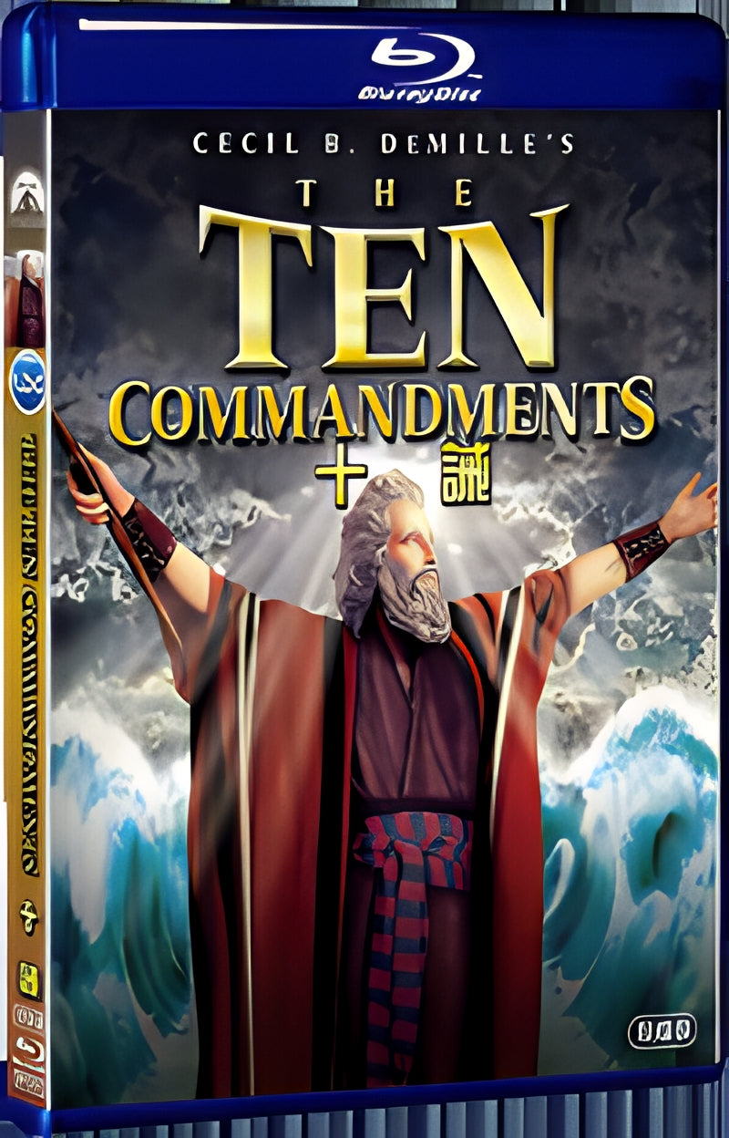 1956 The Ten Commandments 1080P for Gift 2-Disc All RegionPlay Seal Box Blu-ray
