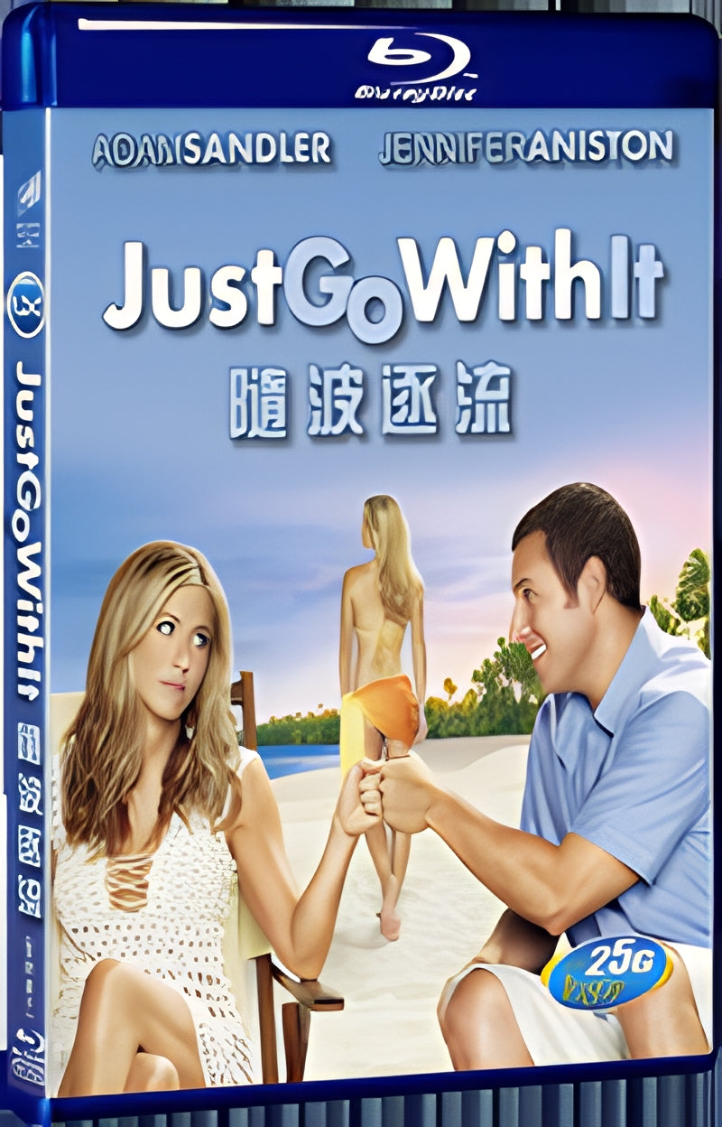 2011 Just Go with It/Pretend Wife/Holiday in Hawaii 1080P for Gift 1-Disc All RegionPlay Seal Box Blu-ray