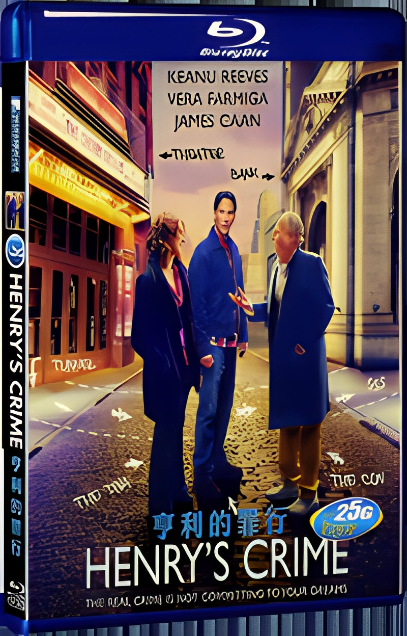2010 Henry's Crime 1080P for Gift 1-Disc All RegionPlay Seal Box Blu-ray