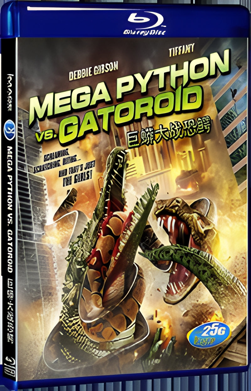 Mega Python vs. Gatoroid 1080P for Gift 1-Disc All RegionPlay Seal Box Blu-ray