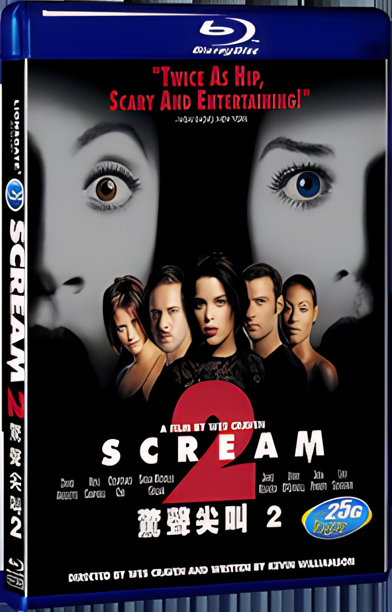 1997 SCREAM2 1080P for Gift 1-Disc All RegionPlay Seal Box Blu-ray