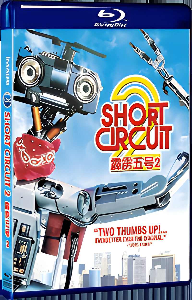 1986 Cortocircuito 2 1080P for Gift 1-Disc All RegionPlay Seal Box Blu-ray