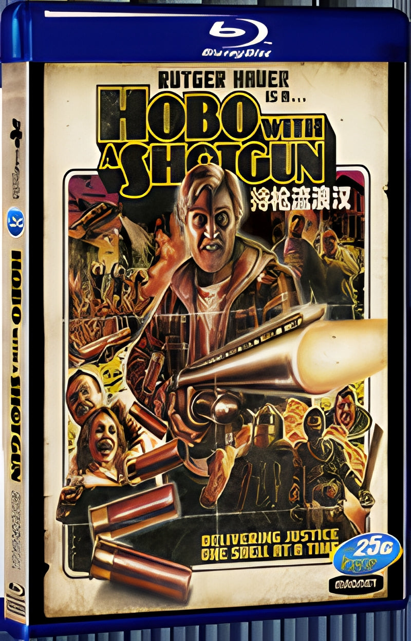 2011 Hobo with a Shotgun 1080P for Gift 1-Disc All RegionPlay Seal Box Blu-ray