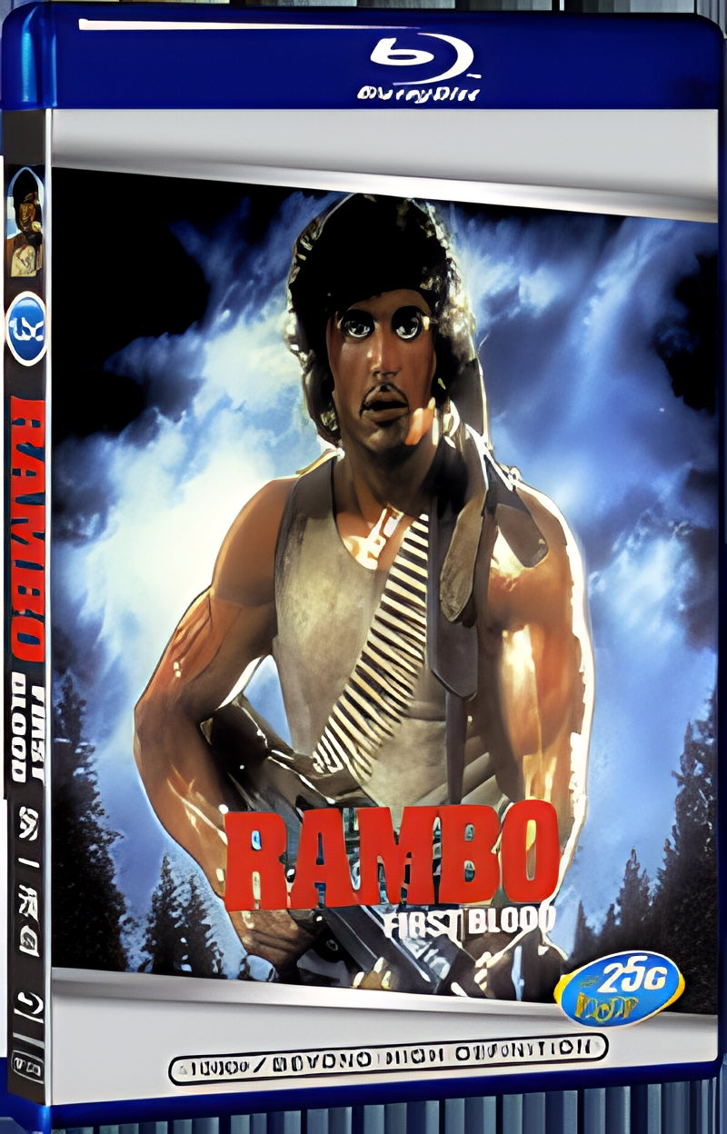 1982 Ramb First Blood 1080P for Gift 1-Disc All RegionPlay Seal Box Blu-ray