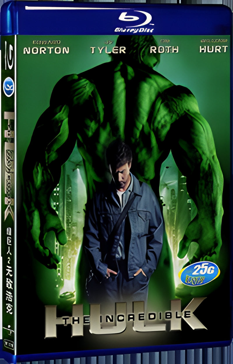 2008 The Incredible Hulk 2 1080P for Gift 1-Disc All RegionPlay Seal Box Blu-ray