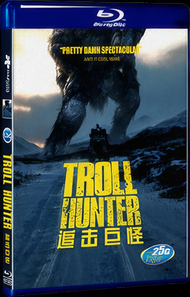 2010 Troll Hunter Movie 1-Disc Box Set for Gift Collection Blu-ray
