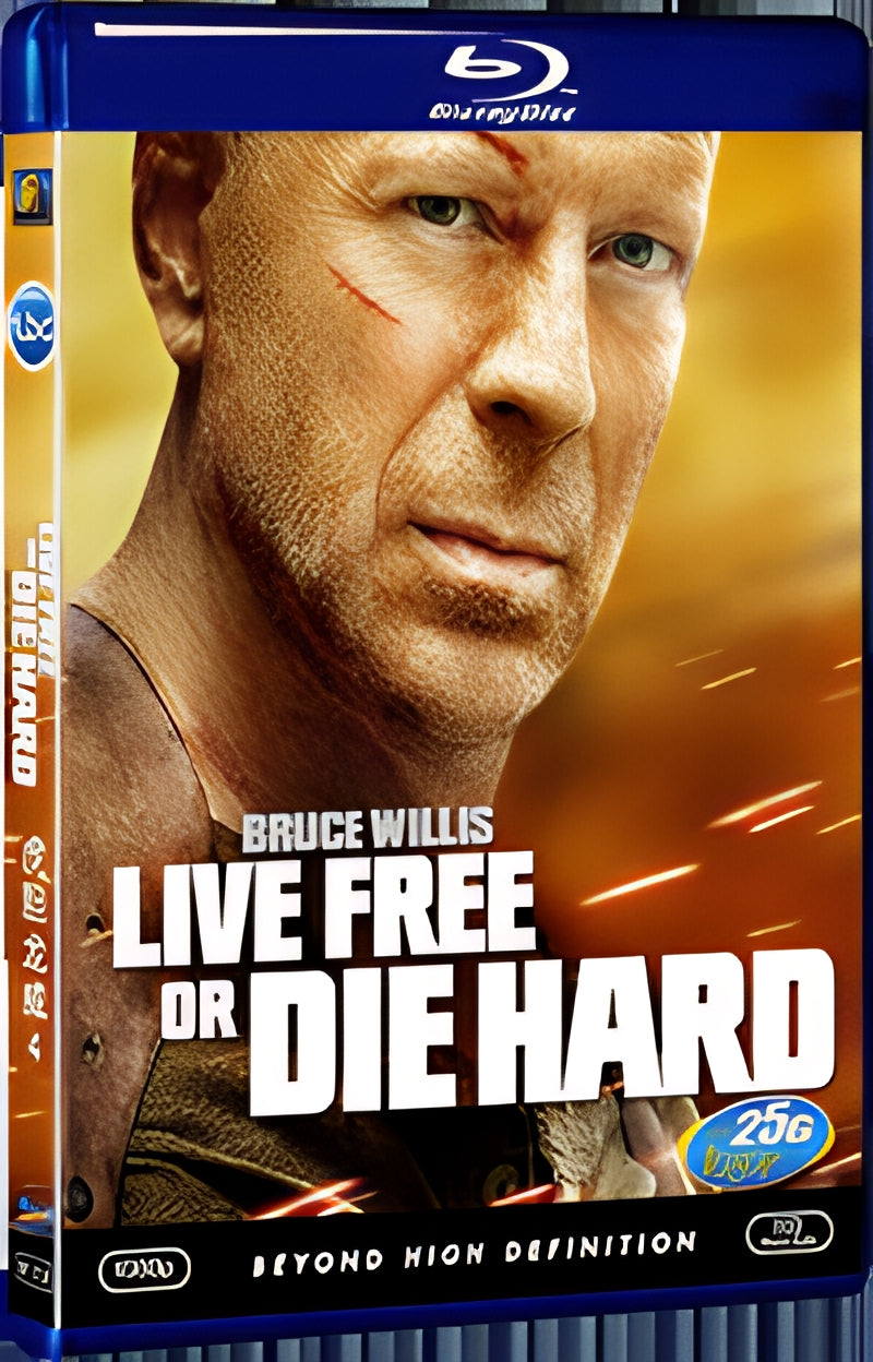 2007 Die hard 4 1080P for Gift 1-Disc All RegionPlay Seal Box Blu-ray