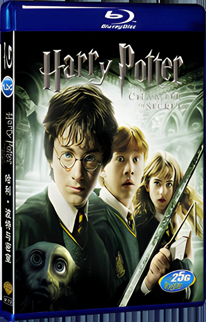 2002 Harry Potter and the Chamber of Secrets 1080P for Gift 1-Disc All RegionPlay Seal Box Blu-ray