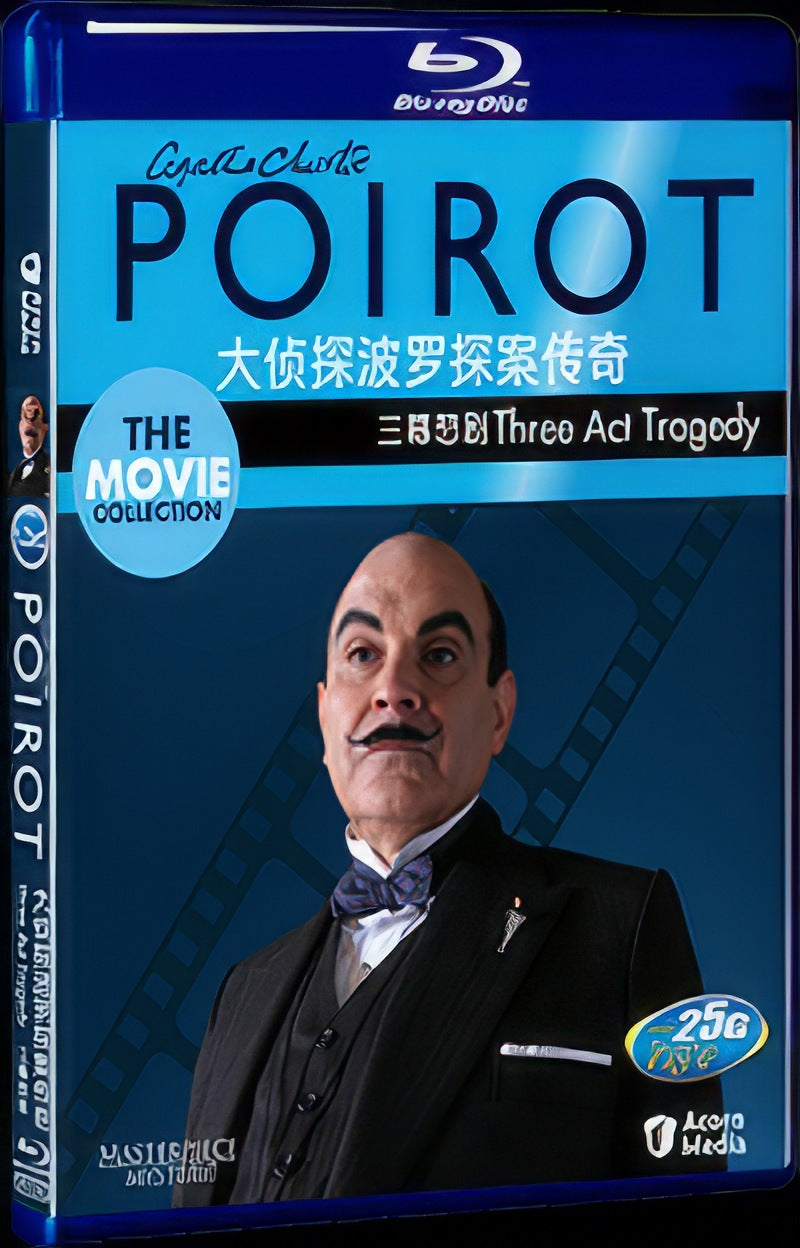2010 Poirot：Three Act Tragedy Movie 1-Disc Box Set for Gift Collection Blu-ray