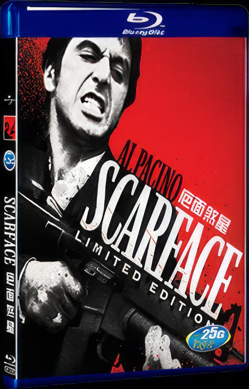 1983 Scarface Movie 1-Disc Box Set for Gift Collection Blu-ray
