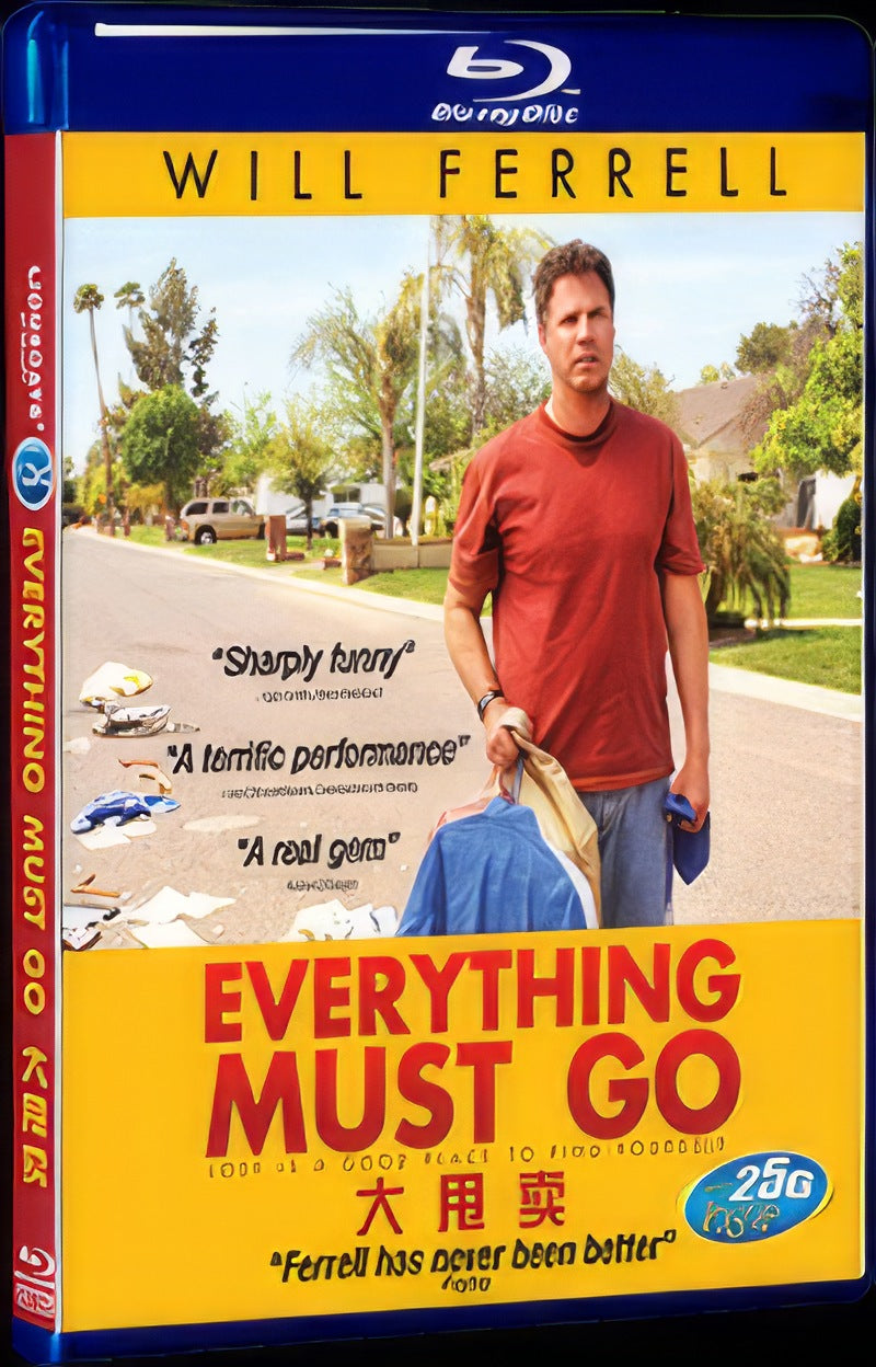 2010 EVERYTHING MUST GO Movie 1-Disc Box Set for Gift Collection Blu-ray