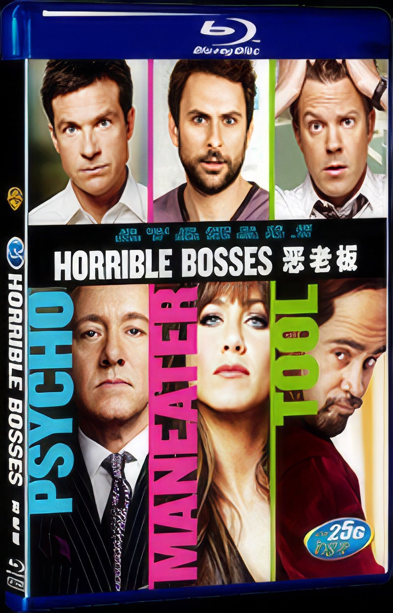 2011 Horrible Bosses Movie 1-Disc Box Set for Gift Collection Blu-ray