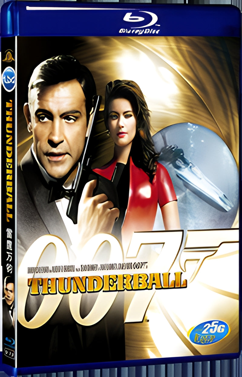 1965 Thunderball 1080P for Gift 1-Disc All RegionPlay Seal Box Blu-ray