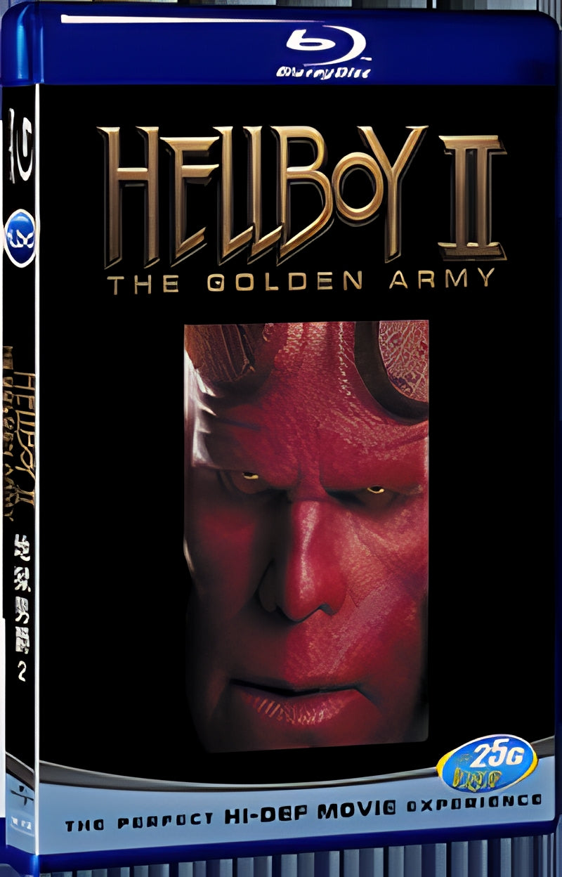 2008 Hellboy 2 The Golden Army 1080P for Gift 1-Disc All RegionPlay Seal Box Blu-ray