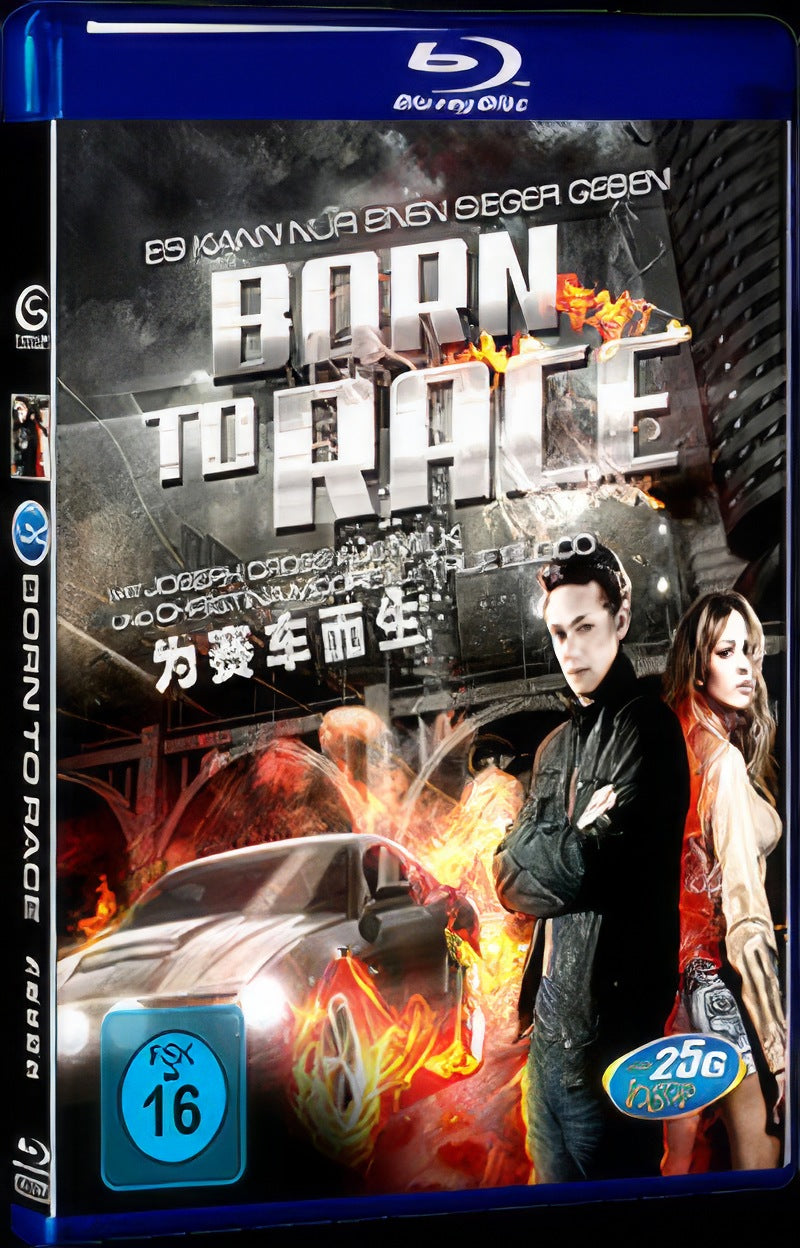 2011 BORN TO RACE Movie 1-Disc Box Set for Gift Collection Blu-ray
